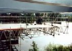 Lešení - Salleko, podvěsné lešení most Litol